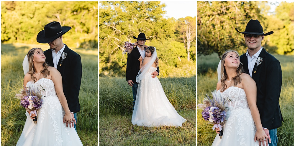 North Georgia photographer photographs the Bride and Groom after the wedding ceremony