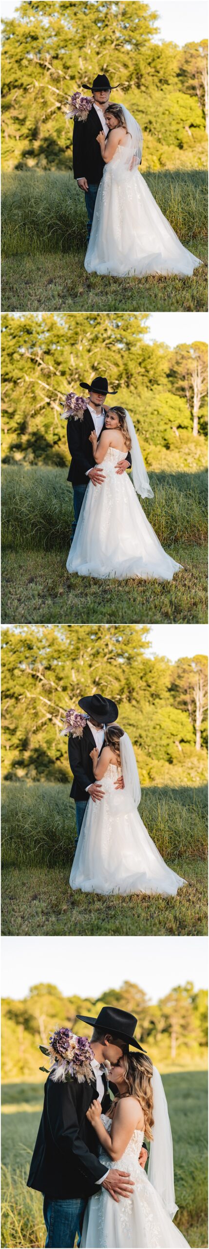 North Georgia photographer photographs the Bride and Groom after the wedding ceremony